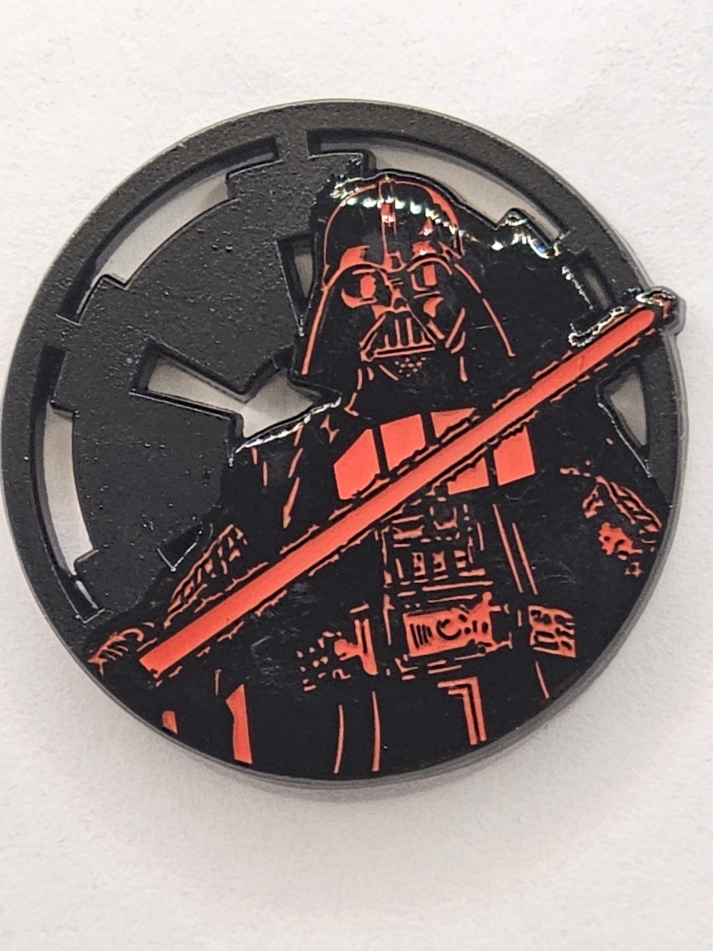 Star Wars Darth Vader with Light Saber Dark Side Series Round Pin,  Boxed Lunch